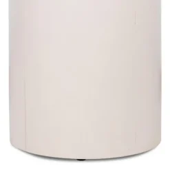 Accent & End Tables-Kirkland's Home Zach Wood Pedestal End Table Ivory