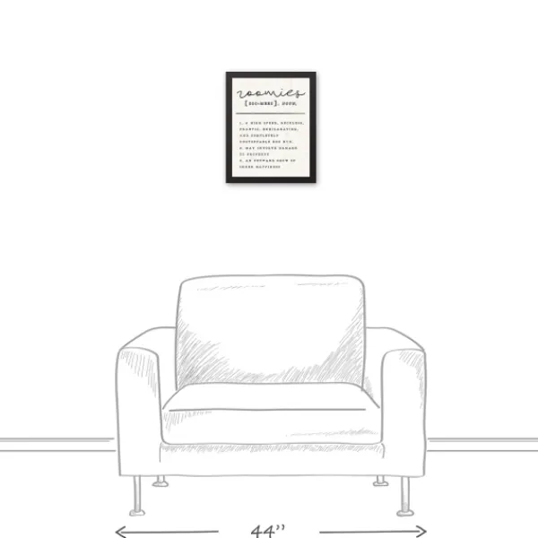 Wall Quotes & Signs-Kirkland's Home Zoomies Framed Canvas Art Print, 12X15 In. Black/Tan